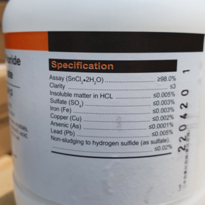 Alternative view of SnCl2.2H2O - Thiếc (II) chloride